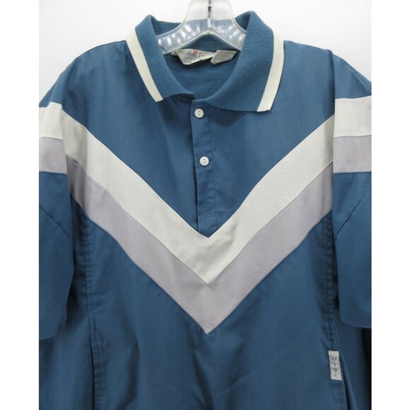 VGT Christian Dior Jacket Large Golf Polo Chevron 80s 90s Windbreaker * - Picture 2 of 13